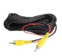 Telecamera Posteriore Cavo di prolunga RCA video per auto da 10 m per telecamera di retromarcia HD e filo di rilevamento Retrocamera Auto(10M)