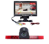 Telecamera posteriore compatibile con Carado V132 V337 Edition V339 T338 | T447 T67S HELLA 2DA 343/Sunlight T68 Knaus Laika/Ducato AHD 1280Pixels Transporter, luce freno, telecamera da tetto
