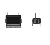 Telecamera posteriore Monitor DVR AHD Wireless Da 7 Pollici, Telecamera Wi-Fi Per Retromarcia, Visione Notturna Ad Alta Definizione 1080P retrocamera per auto(1 Camera,128G Card)