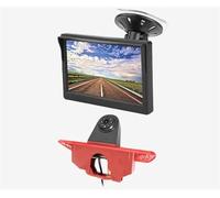 Telecamera Posteriore Monitor Per Auto Da 5 Pollici Con Ventosa E Staffa, Con Telecamera Per Luce Freno Per Peugeot Per Expert 2007-2014 2015 2016 Telecamera Backup