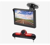 Telecamera Posteriore Monitor Per Retrovisione Per Auto Da 5 Pollici Con Ventosa E Staffa Telecamera Per Luce Freno Telecamera Per Retromarcia Per Fiat Per Ducato Retrocamera