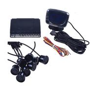 Telecamera posteriore per auto 1 Set Di Sensori Di Parcheggio Per Auto, Display Con 4 Sensori Per Tutte Le Auto, Assistenza Alla Retromarcia, Radar Di Backup. Retrocamera Auto(8 black)