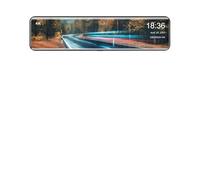 Telecamera Posteriore per Auto 3840 * 2160P 4K DashCam 415 Car DVR Videoregistratore Specchietto retrovisore GPS Track Dual Lens Auto Registrar Night Vision 24H Park(Dual lens,128G Card)