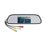 Telecamera Posteriore per Auto 4.3 "Monitor for specchietto retrovisore Veicolo Vista posteriore Retromarcia di parcheggio video for auto con videocamera a LED(Only monitor)