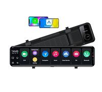 Telecamera Posteriore per Auto 4G 10 4G + 64G 12 pollici Specchietto retrovisore for auto ADAS FHD Registratore automatico GPS Navigation Dash Camera Specchietto retrovisore for auto DVR(No card)