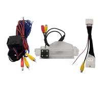 Telecamera posteriore per auto Fisheye Traiettoria Dinamica HD Macchina Fotografica di Retrovisione di Backup per Dacia per Sandero Stepway 2007-2020(4LED,Fixed Parking Line)