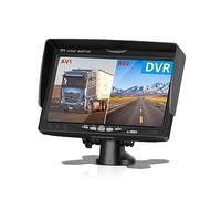 Telecamera Posteriore per Auto Monitor da 7 pollici for auto da camion 2CH DVR Video registratore dello schermo IPS for camper Reverse Backup Vehicle Camera DC 12-24V(Only Monitor)