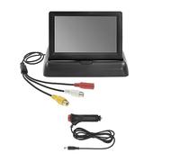 Telecamera Posteriore per Auto Monitor for auto con telecamera posteriore 4.3 "TFT LCD HD Screen LED Telecamera di backup for parcheggio di veicoli Facile installazione((no camera))