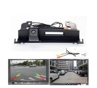 Telecamera posteriore per auto Telecamera Retromarcia Per Auto Monitoraggio Dinamico Traiettoria Per NISSAN Per TIIDA Maniglia Bagagliaio Accessori Per Parcheggio HD CCD Retrocamera Auto(Gold 12 V)