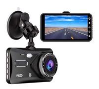 Telecamera posteriore per auto Touch screen da 4 pollici PER Dash Cam 1080P DVR per auto con doppia lente(A)