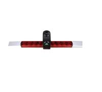 Telecamera Posteriore Per Hella 2DA 343 106-201 Con Monitor A Specchio 7" Doppia Lente Freno Telecamera Retromarcia Compatibile Con Tutte Auto Con Pianale.(No. 1 bracket kit)