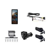 Telecamera Posteriore Specchietto Retrovisore Digitale Touchscreen 12,3 Pollici DVR Per Autobus/camion A 2 Canali AHD 1080P Monitoraggio Dell'angolo Cieco Retrocamera Auto(Left Camera Kit,128G)