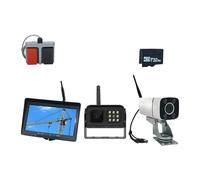 Telecamera Posteriore Telecamera Per Gru Gru A Torre Zoom Automatico Monitoraggio Wireless Zoom 30X Display Posteriore Wireless Set Roulotte In Pietra Wireless(2)