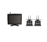 Telecamera posteriore Telecamere A Magnete Solare Con Registratore DVR Wireless Touch Da 9 Pollici Per Monitor BSD Per Camion/rimorchio/camper/camper Telecamera retromarcia per auto(Monitor add 2Cam)