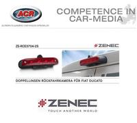 Telecamera posteriore ZENEC ZE-RCE3704-2S compatibile con Citroen Jumper...