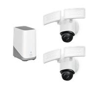 Telecamera proiettore E340(confezione da 2 cam)+ HomeBase S380 Bianco