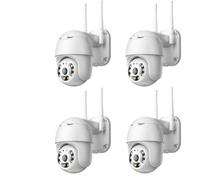 TELECAMERA PTZ IP CAM WIFI CAMERA DOME WIRELESS ESTERNO SPEED ZOOM ICSEE 4 PEZZI