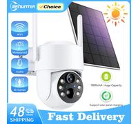 Telecamera PTZ WiFi Telecamera IP solare wireless esterna Telecamera di videosorveglianza con batteria incorporata HD da 4 MP Standby prolungato APP iCsee