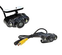 TELECAMERA RETROMARCIA 2 LED VISIONE NOTTE CAMERA A COLORI STAFFA X AUTO CAMPER