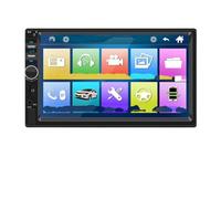 Telecamera Retromarcia Auto Autoradio 7 Pollici 1 Din Lettore Multimediale MP5 Mirror Link Touch Screen FM ISO Ingresso Alimentazione Aux Bluetooth USB Universale(With 8 LED Camera)