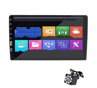 Telecamera Retromarcia Auto Autoradio 9 Pollici 1 Din MP5 Lettore Multimediale Touch Screen FM ISO Ingresso Alimentazione Aux Bluetooth USB Universale(Radio With Cam)