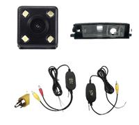 Telecamera Retromarcia Auto Per TOYOTA Per Vizi Echo Per Yaris XP10 | Telecamera per retromarcia con visione notturna(Wireless n 4 LED)
