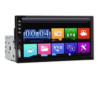 Telecamera Retromarcia Autoradio 7 Pollici 1 Din Lettore MP5 Touch Screen Multimedia FM ISO Ingresso Aux Alimentazione Bluetooth USB Universale(Control and Camera)