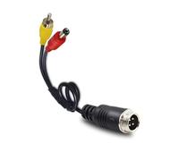 Telecamera Retromarcia Cavo Convertitore Alimentazione AV E CC Da 4 Pin Maschio Femmina Per Monitor Telecamera Posteriore Auto (segnale Trasmissione)(C)