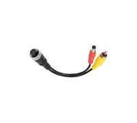 Telecamera Retromarcia Convertitore Adattatore Per Cavo Multiplo DC 4 Pin Maschio/femmina A RCA AV/femmina Per Monitor Della Telecamera Posteriore Per Auto Telecamera Auto retromarcia(4PinM-RCAm-DCm)