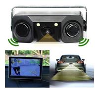 TELECAMERA RETROMARCIA DUE SENSORI DI PARCHEGGIO 170° HD RETROCAMERA AUTO CAMPER