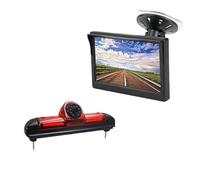 Telecamera Retromarcia Monitor per retromarcia da 5 pollici con ventosa e supporto telecamera per luci di stop per Fiat tensione 12V