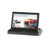 Telecamera retromarcia per auto Monitor Per Auto Pieghevole LCD TFT Da 5 Pollici 800 * 480 Telecamera Posteriore Per Visione Notturna A 12 LED Telecamera posteriore(Car Monitor)