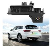 Telecamera Retromarcia per VW Touareg Skoda Octavia Superb Audi Cayenne, Supporto al Lavaggio Della Telecamera Originale,720P IP67 Impermeabile con Visione Notturna, Maniglia del Cofano del Bagagliaio