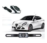 TELECAMERA RETROMARCIA RETROCAMERA AUTO CAMPER 7 LED WIRELESS INFRAROSSI COLORI