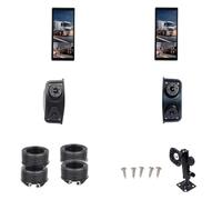 Telecamera Retromarcia Specchietto Retrovisore Digitale IPS Da 10.36" Con Registrazione BSD E DVR Monitor Touch Screen Verticale Per Sicurezza Degli Autobus Camion(64G,Left and Right)