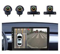 Telecamera Retromarcia Telecamera Panoramica AHD 1080P 360° Posteriore/anteriore/sinistra/destra 3D 360 Bird View Per Auto Android Radio