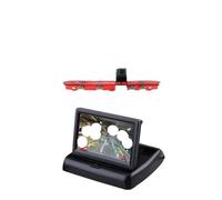 Telecamera Retromarcia Telecamera per retromarcia con luce freno per auto con monitor da 4,3 pollici per Peugeot per Traveller tensione 12 V(Foldingdisplaycamera1)