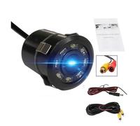 Telecamera Retromarcia Telecamera per retromarcia per auto, impermeabile visione notturna grandangolare, perforata circolare 18,5 pollici universale infrarossi Telecamera Auto(CVBS 8LED 6M)