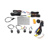 Telecamera Retromarcia Visione Surround A 360 Gradi Per Auto Universale HD 3.5D 4K Guida Con Visione Per Uccelli Telecamera Per Auto A 4 Canali AHD 1080P DVR(16g)