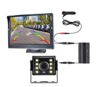 Telecamera Retrovisiva Per Auto Di Backup Universale Con Monitor Da 5 Pollici Per Visione Notturna A LED Schermo HD Per Camion Telecamera Retromarcia Auto(500H-CL-MBUS-15M)