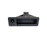 Telecamera Retrovisiva Telecamera retromarcia impermeabile per auto visione notturna HD per maniglia bagagliaio per BMW Serie 3 5 X5 X6 E39 E60 E70 E82 Rear View Camera(Fixed Ruler Line)