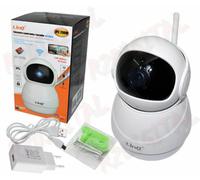 TELECAMERA ROTANTE WIFI NOTTURNA INFRAROSSI RETE LAN MOTORIZZATA MICRO SD
