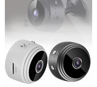 Telecamera segreta per esterni, wireless, 1080p, mini telecamera di sicurezza per la casa, per proteggere la tua casa e la tua famiglia (nero + bianco)