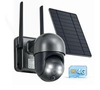 Telecamera senza WiFi con Pannello Solare, Telecamera con sim, Videocamera Sorve