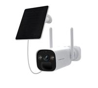 Telecamera solare Foscam BP4 2K, batteria da 10000 mAh, visione notturna a colori, allarme IP66