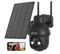 Telecamera Wi-Fi wireless esterna HD 3MP batteria/solare telecamera di...