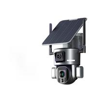 Telecamera solare wireless 4K 4G 8MP Dual Lens Zoom ottico 4X 10X con pannello di sicurezza PTZ tracciamento umanoide Rilevamento del movimento(4K 4G 4XZoom)