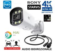 KIT VIDEOSORVEGLIANZA 4 Canali + 4 Telecamere ENVIO SONY HD 5MPX +Alim