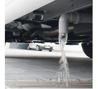 Telecamera sottoscocca caratec safety cs105ula con cavo di collegamento 10 m a 12 v argento