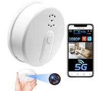 Telecamera Spia Nascosta Invisibile WiFi Mini Spy Cam Camuffata per Interni | Microcamera Spia Senza Fili, Wi-Fi Dual Band, Batteria Lunga Durata Rilevamento del Movimento, Visione Notturna Tuya APP